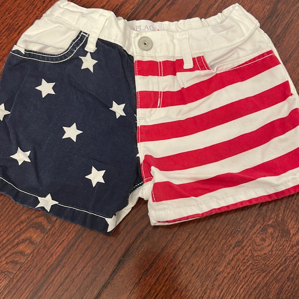 Children’s place red white and blue shirts